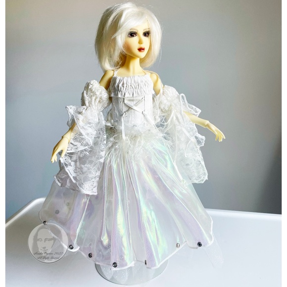 Ball Joint Doll Custom Yolanda Face Up by Impldoll 2009 43cm BJD + Violet Fern - Picture 4 of 10